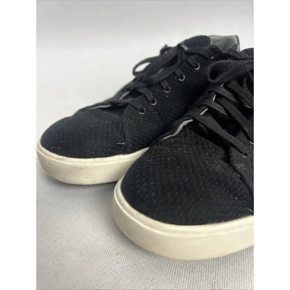 Olukai Lae' Ahi Li Black Canvas Lace Up Sneakers Shoes Mens Size 10